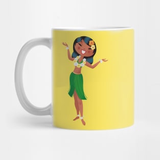 Hawaiian dancing girl Mug